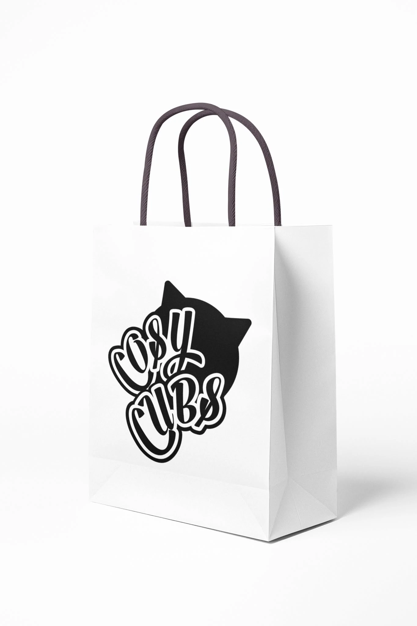 Cosy Cubs logo on a shopping bag