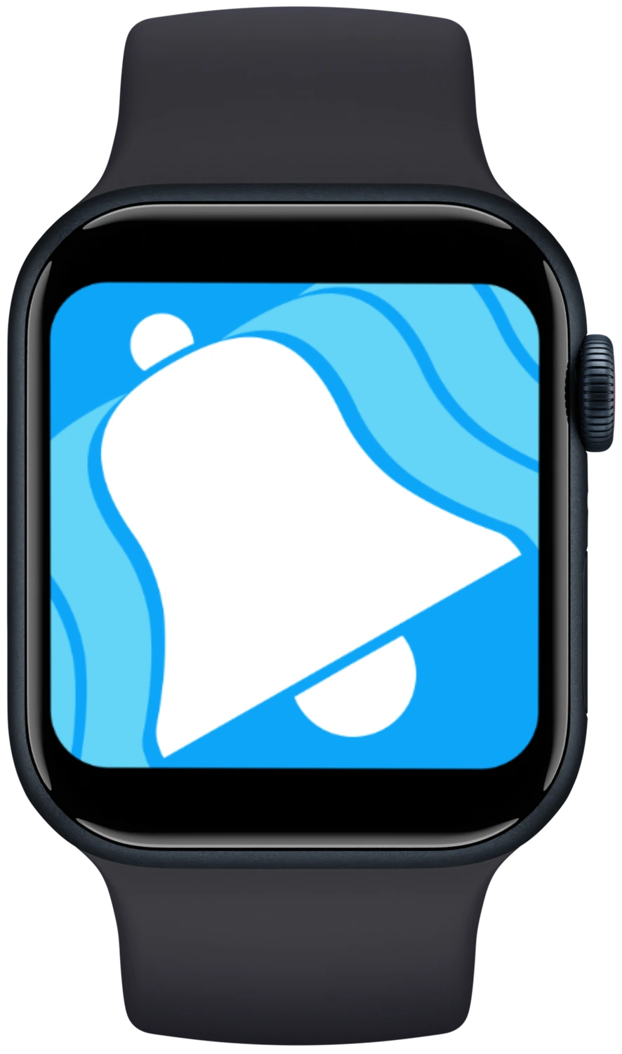 Expire Alert 4U bell icon on a smartwatch
